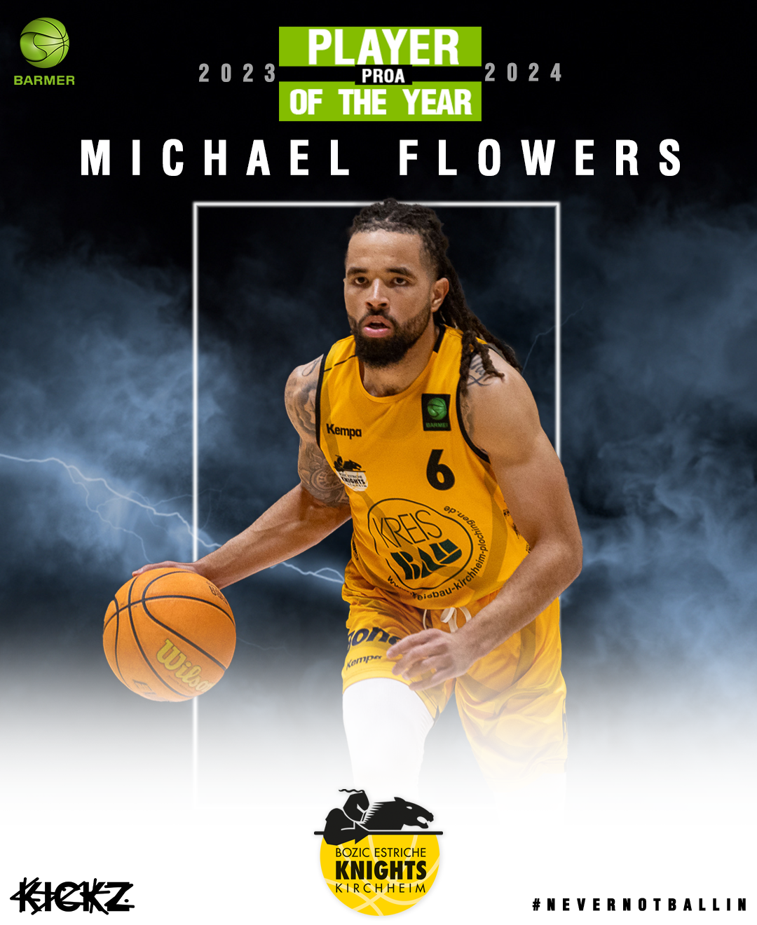 KICKZ Flowers POTY